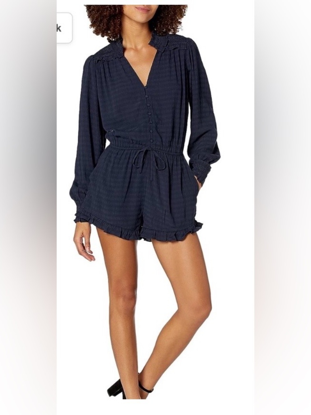 🆕 Jessica Simpson womens Pauly Ruffle Romper. XL. NWT
